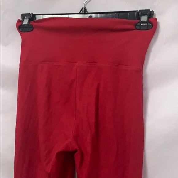 A/X ARMANI EXCHANGE RED LEGGINGS SIZE XS/TP - Picture 3 of 9